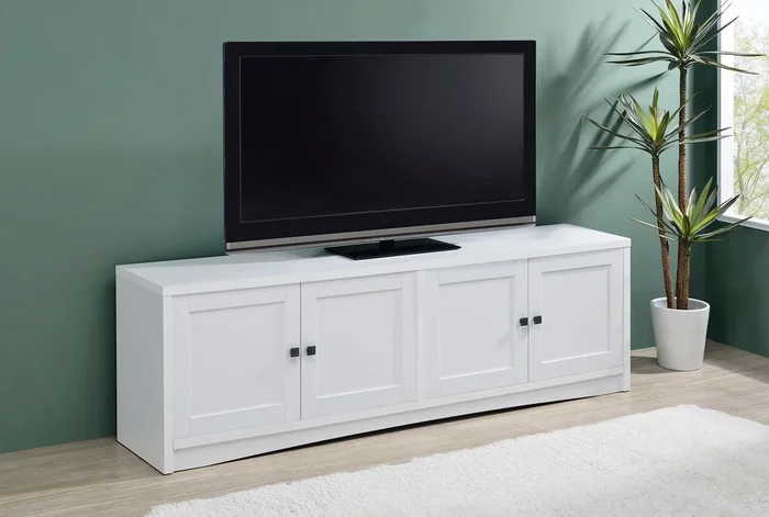 Laughlin Gunmetal 3-piece Entertainment Center