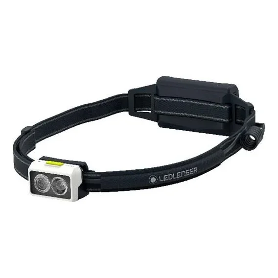 Ledlenser NEO5R – linterna frontal recargable LED regulable/1800 mAh IP54 600 lm 35 h negra/blanca