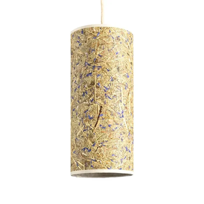 LeuchtNatur Nux colgante heno/aciano, blanco