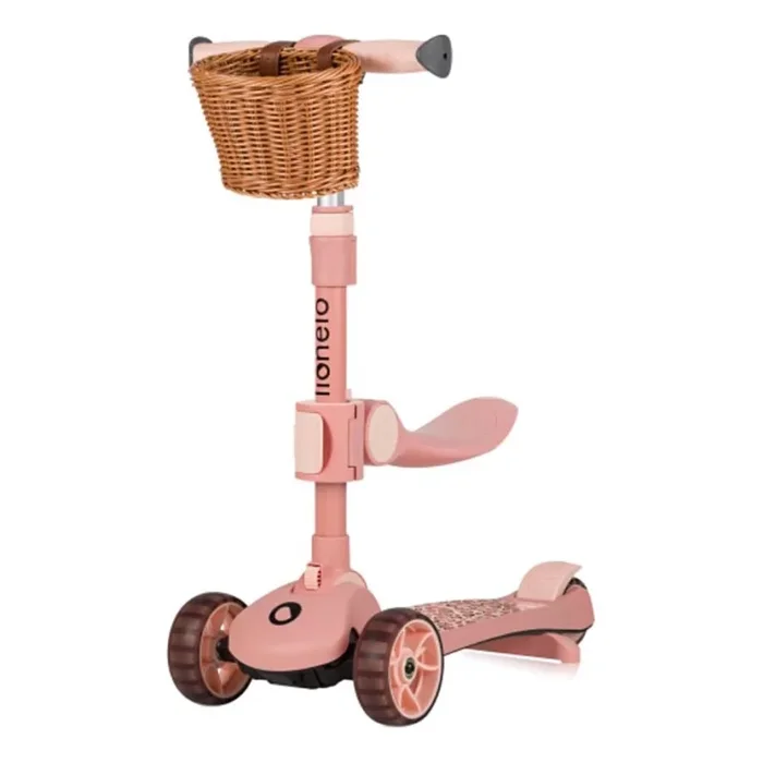 Lionelo – Patinete infantil 2en1 FRANKY rosa