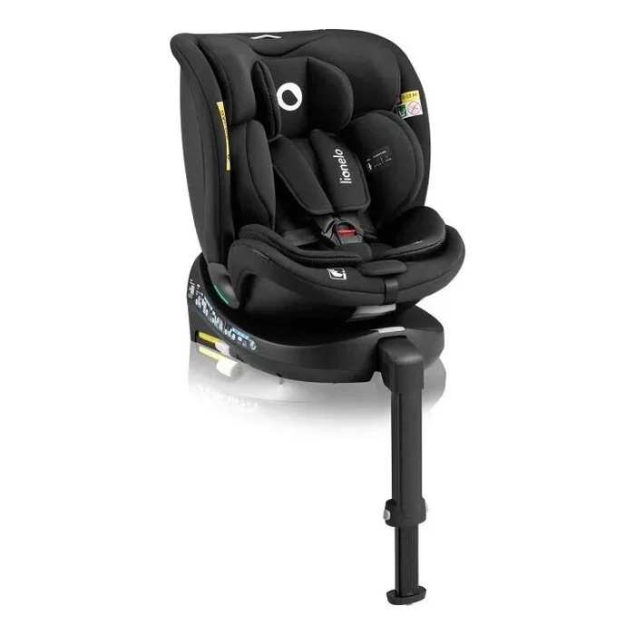 Lionelo – Silla de coche con base giratoria NAVY i-Tamaño 40-150 cm negro
