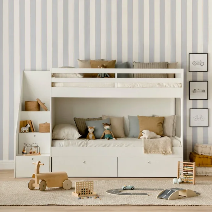 Litera con cajones personalizable Nina Blanco – Kenay Home