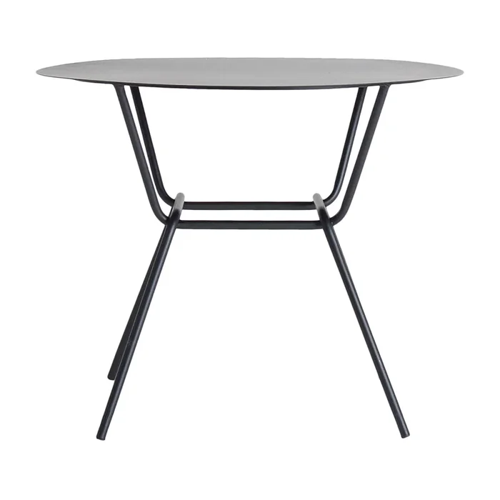 Llerena Mesa de Centro, de Hierro, en color Negra, de 60x60x48cm – Lastdeco