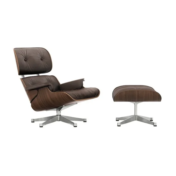 Lounge Chair y Ottoman nogal negro – Vitra