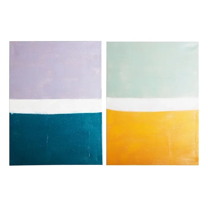 Ludka Lienzo, de Lienzo, en color Multicolor, de 60x4x80cm – Lastdeco