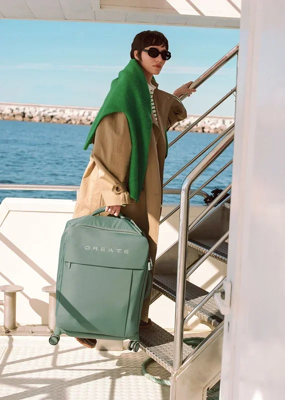 LUGGAGE STUDIO SOFT – Maleta blanda de poliéster con candado TSA y ruedas multidireccionales