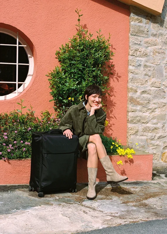 LUGGAGE STUDIO SOFT – Maleta blanda de poliéster con candado TSA y ruedas multidireccionales
