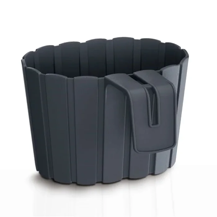 Maceta Boardee Hook 2,2L., Dimensiones (Mm) 194X212X130, Color Antracita