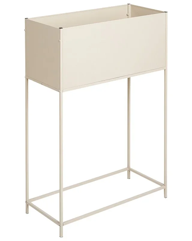 Maceta con patas TAPIEN Metal 70 cm Beige