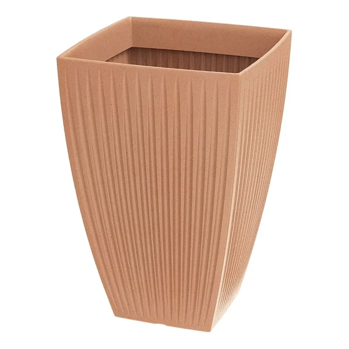 Maceta Latia Square HIGH Ø40×40 Terracota