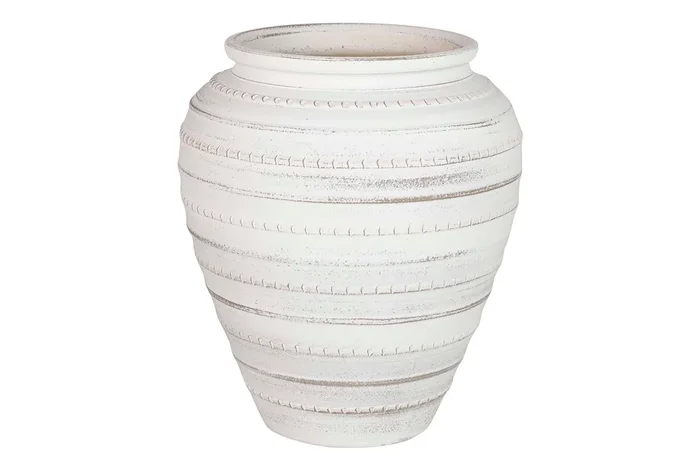 Macetero Ceramica Adda Home Gris