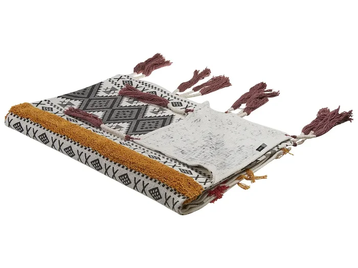 Manta AMBALA Algodón 130 x 180 cm Multicolor