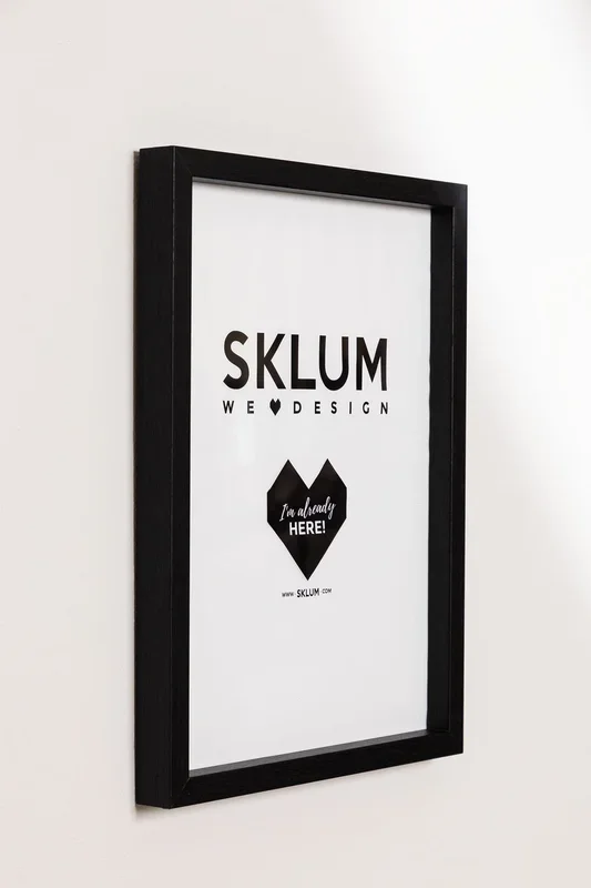 Marco de Fotos en Madera Garith Negro – SKLUM