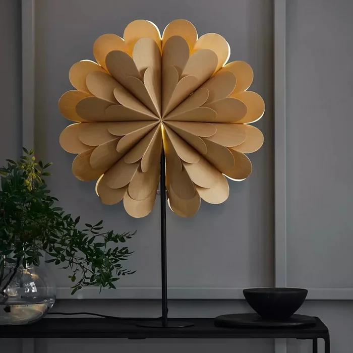 Markslöjd 705950 – Decoración de Navidad MARAVILLA 1xE14/25W/230V 68 cm dorado/negro