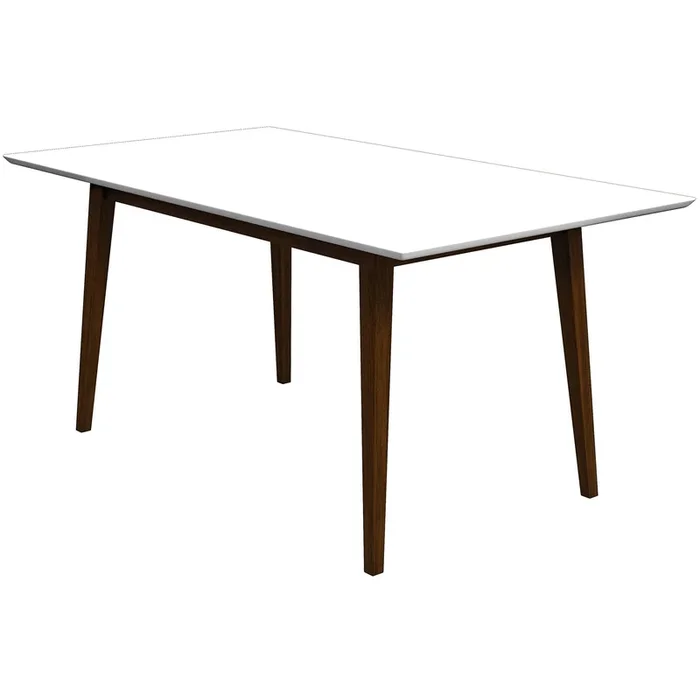 Mary Modern Style Solid Wood Rectangular Dining Kitchen Table 63″