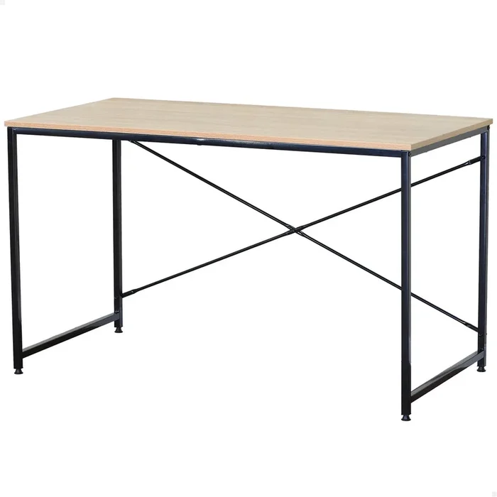 Max Home Escritorio madera y acero 120x60x71 cm