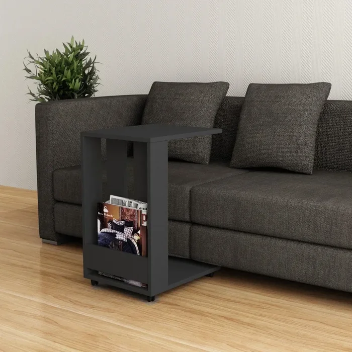 Mesa auxiliar EDI 60×45 cm antracita