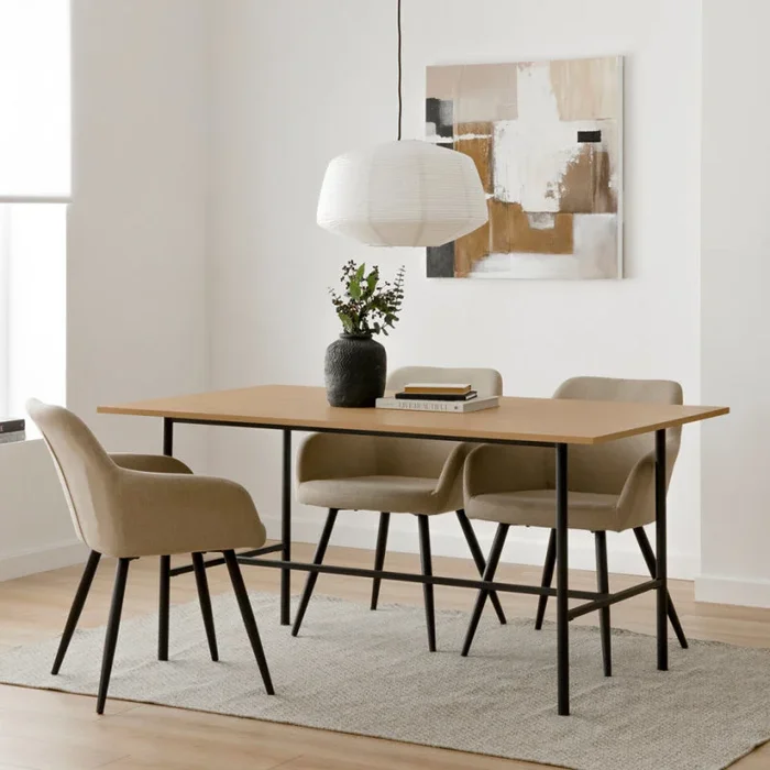 Mesa comedor 160 Gaia Natural – Kenay Home