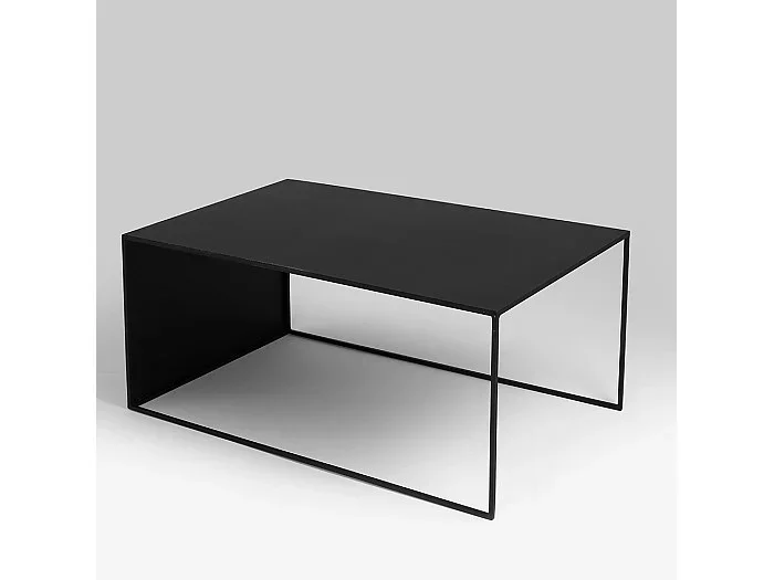 Mesa de centro 100x60x45 cm negro 2PARED METAL