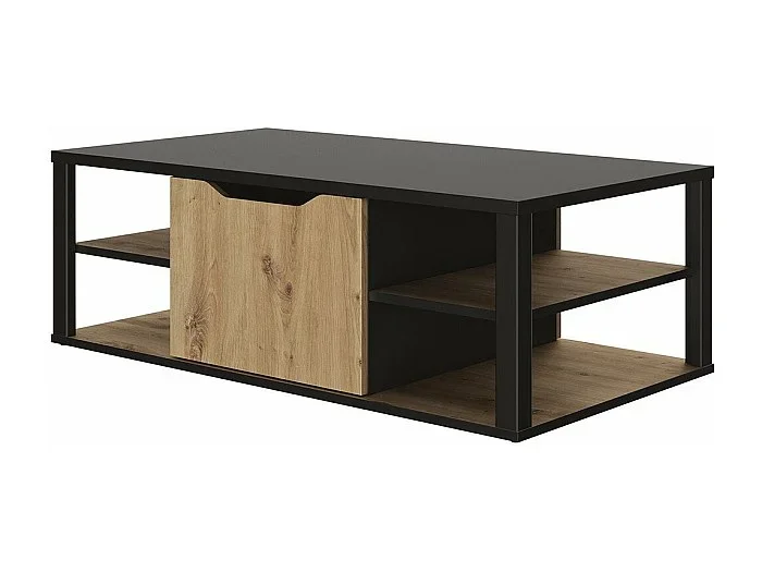 Mesa de centro BUXTON con almacenaje central – Fabricación francesa