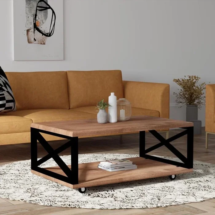 Mesa de centro YUSO 42,5×98 cm pino