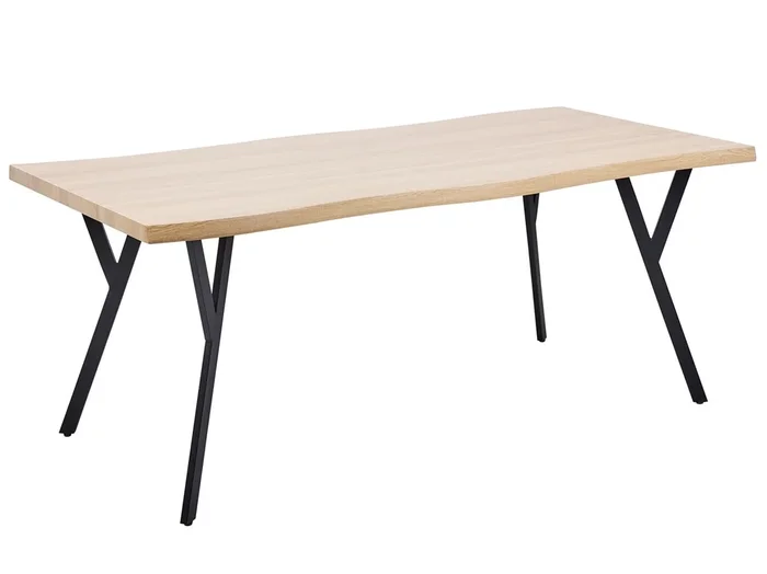 Mesa de comedor ALTON Marrón claro 180 cm 90 cm