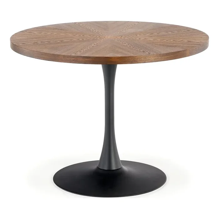 Mesa de comedor CARMELO 75×100 cm negro/marrón