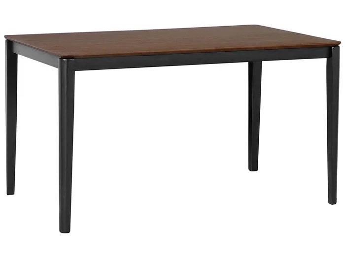 Mesa de comedor CEDAR Nogal oscuro 135 cm 80 cm