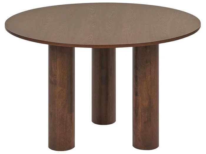 Mesa de comedor ORIN Fresno oscuro 120 cm 120 cm