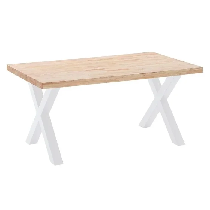 Mesa de comedor X-Loft 160 Roble salvaje – Blanco 160×90 cm