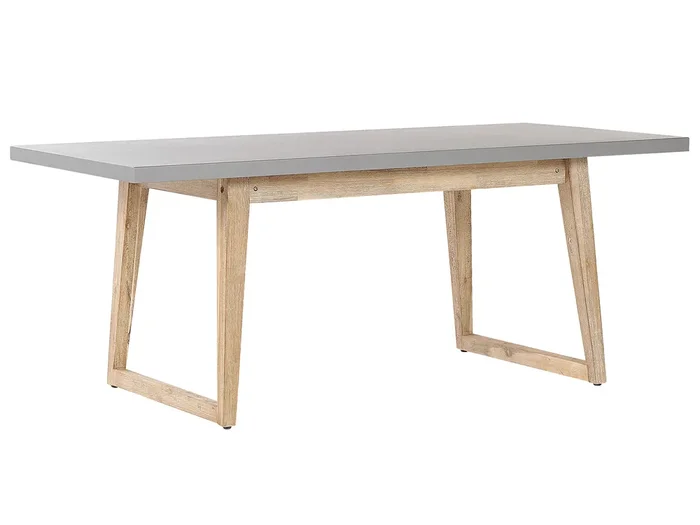 Mesa de jardín ORIA 180 cm 90 cm Cemento Gris