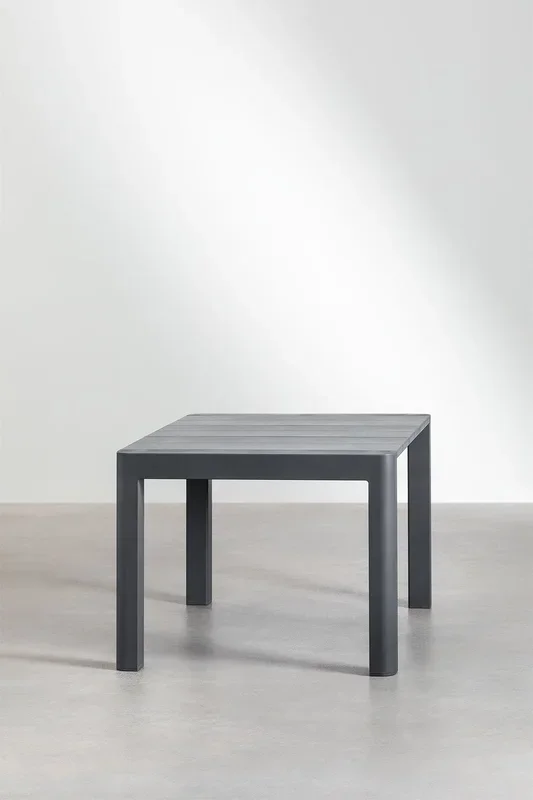 Mesa de Jardín Rectangular Arnadine 220 x 100 cm Gris Grafito – SKLUM