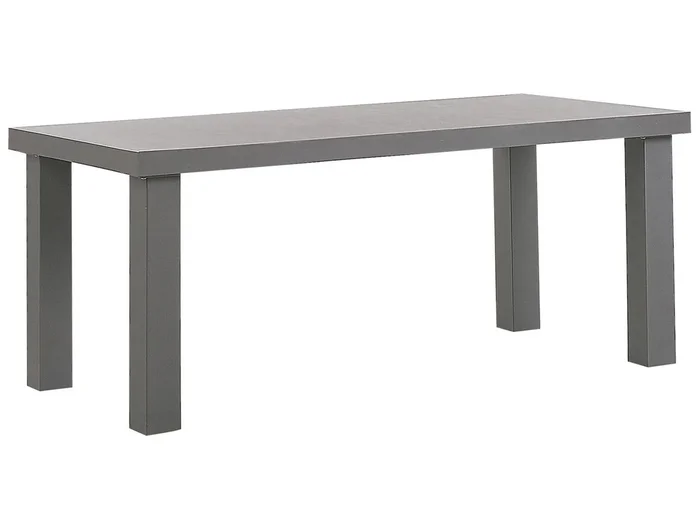 Mesa de jardín TARANTO 180 cm 90 cm Cemento Gris