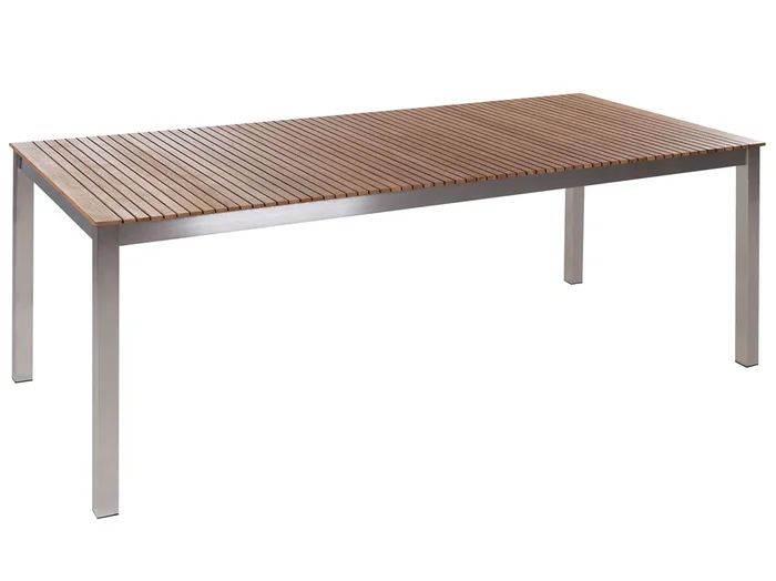Mesa de jardín VIAREGGIO 200 cm 90 cm Madera de teca con certificado FSC® Marrón