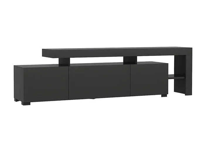 Mesa de tv Kailua 292, Antracita, Número de puertas 3.00, 192x53x37cm