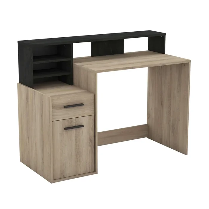 Mesa Escritorio Ordenador Color Roble 126 cm