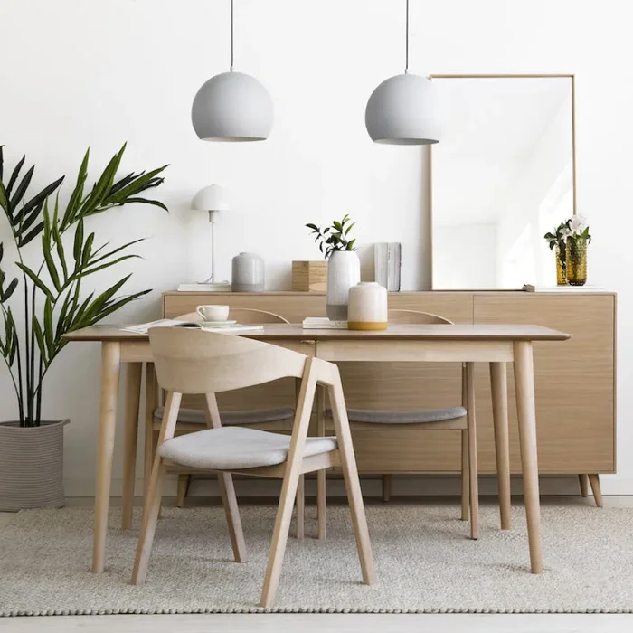 Mesa extensible natural 160 Brent Natural – Kenay Home