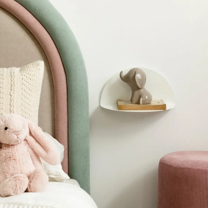 Mesita blanca infantil Moon Blanco – Kenay Home