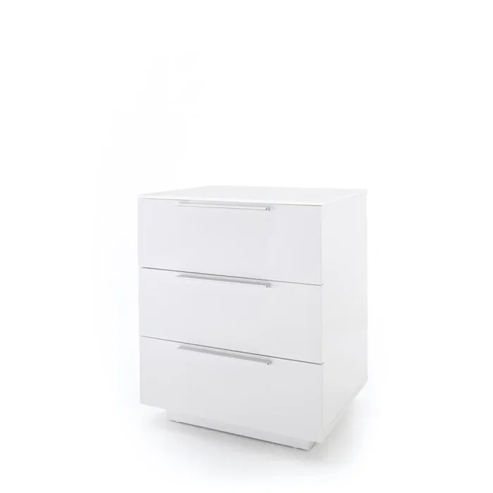 Mesita de noche ROCKY XXL blanca