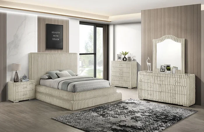 Micah w/Henley Cream Bedroom Set