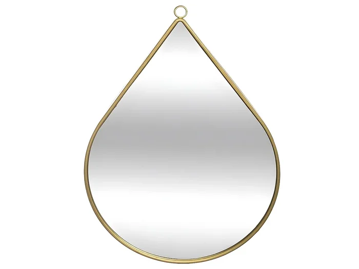 Miroir en métal Goutte – 28 x 39 cm