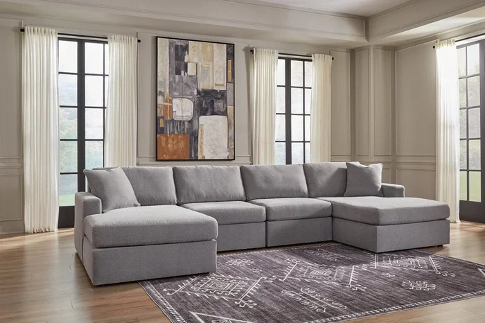 Modmax Granite 4-Piece Sectional with Two Chaise