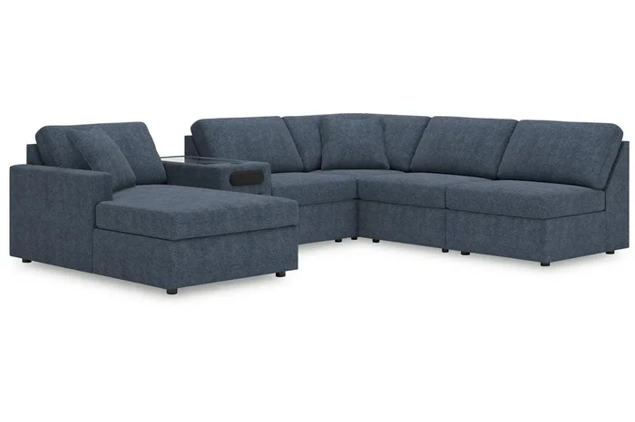 Modmax Ink 6-Piece Sectional with LAF Chaise