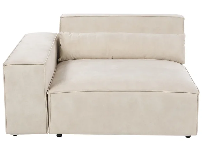 Módulo esquinero HELLNAR Terciopelo Beige claro Derecha