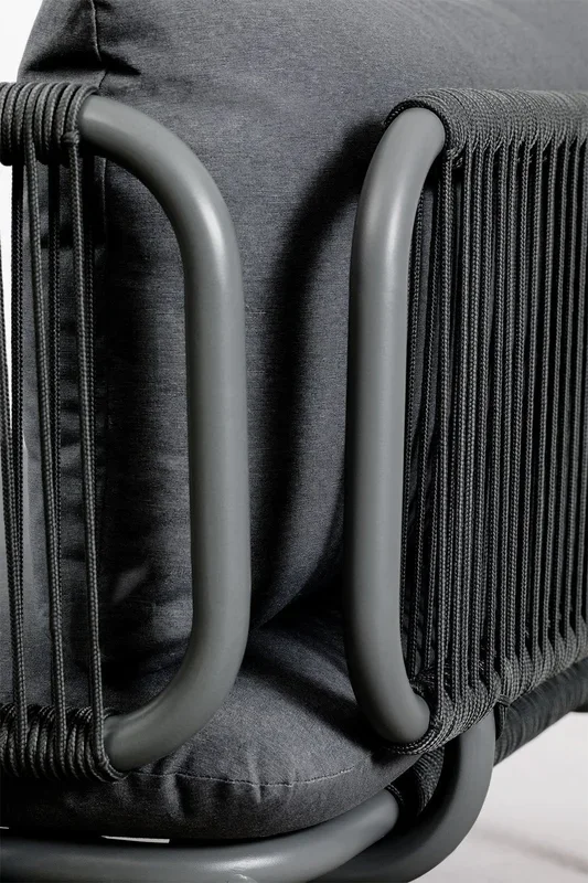 Módulos para Sofá de Jardín Roubly Style Gris Grafito – SKLUM