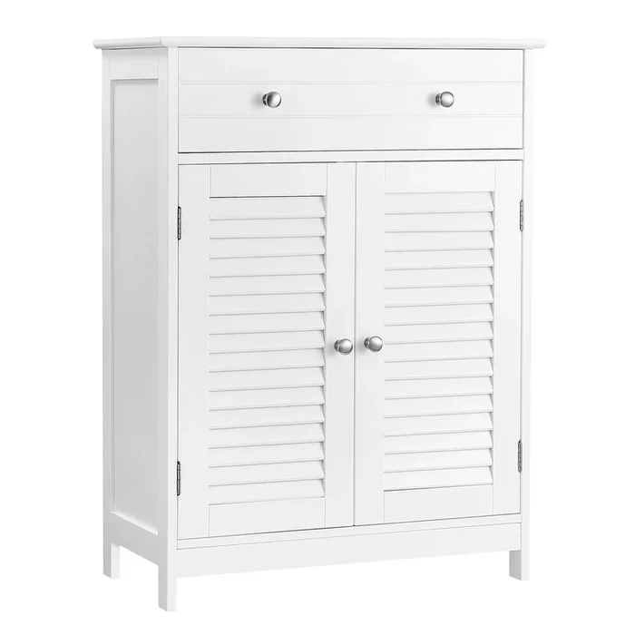 Mueble de Almacenamiento 60 x 30 x 80 cm Blanco Mate-VASAGLE