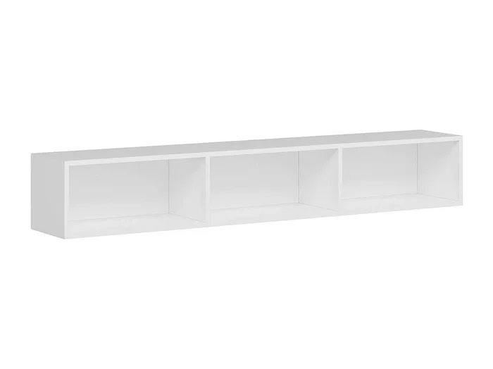 Mueble de televisión Dgiuseppemost, Aparador de salón, Mueble bajo para TV, Base de pared equipada, 180×32 h30 cm, Blanco