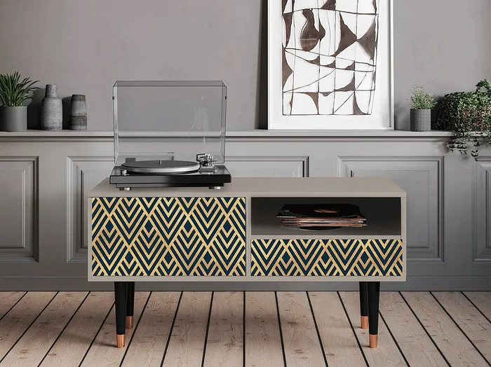Mueble de TV – 115х59х48 cm – T3 – Egypt Triangles, Arena