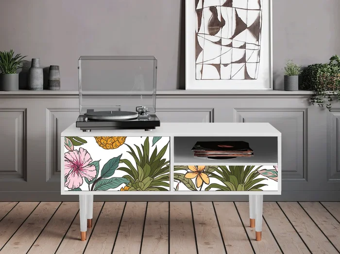 Mueble de TV – 115х59х48 cm – T3 – Estival Fruit, Blanco