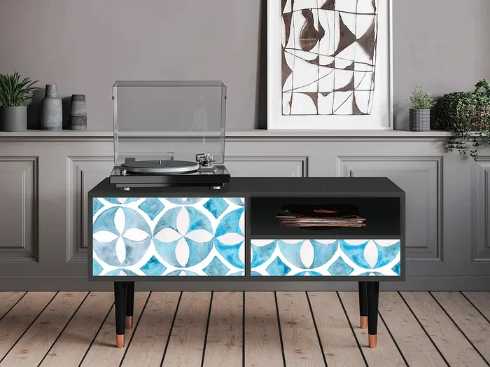 Mueble de TV – 115х59х48 cm – T3 – Porto Mood, Antracita